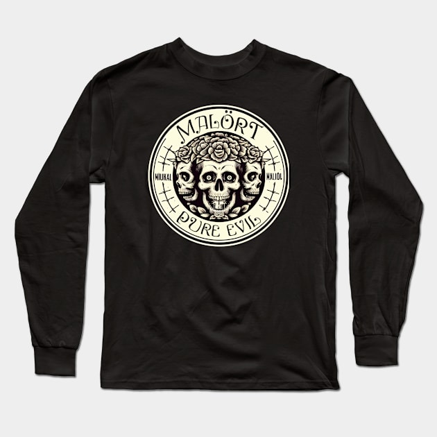 Malort: Pure Evil Long Sleeve T-Shirt by IHateMalort